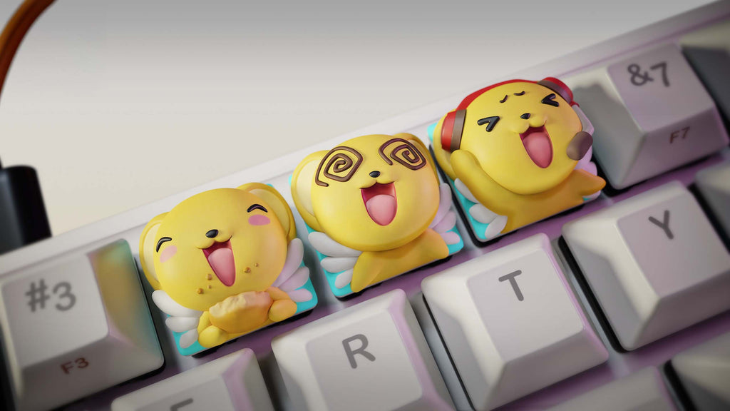Keroberos (Cardcaptor Sakura) - Trio Keycaps 3D