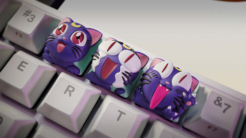 Luna (Sailor Moon) - Trio Keycaps 3D